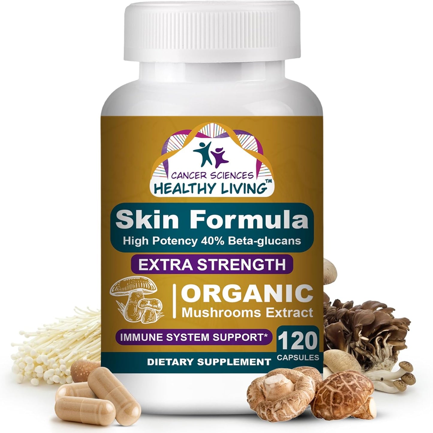 Cancer Sciences Skin Wellness Supplement for Glowing Complexion