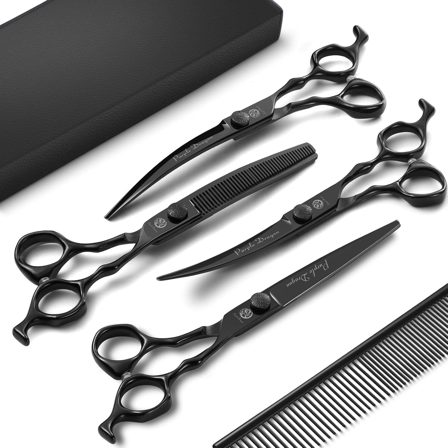 Professional Dog Grooming Scissors Set for Precision Trimming