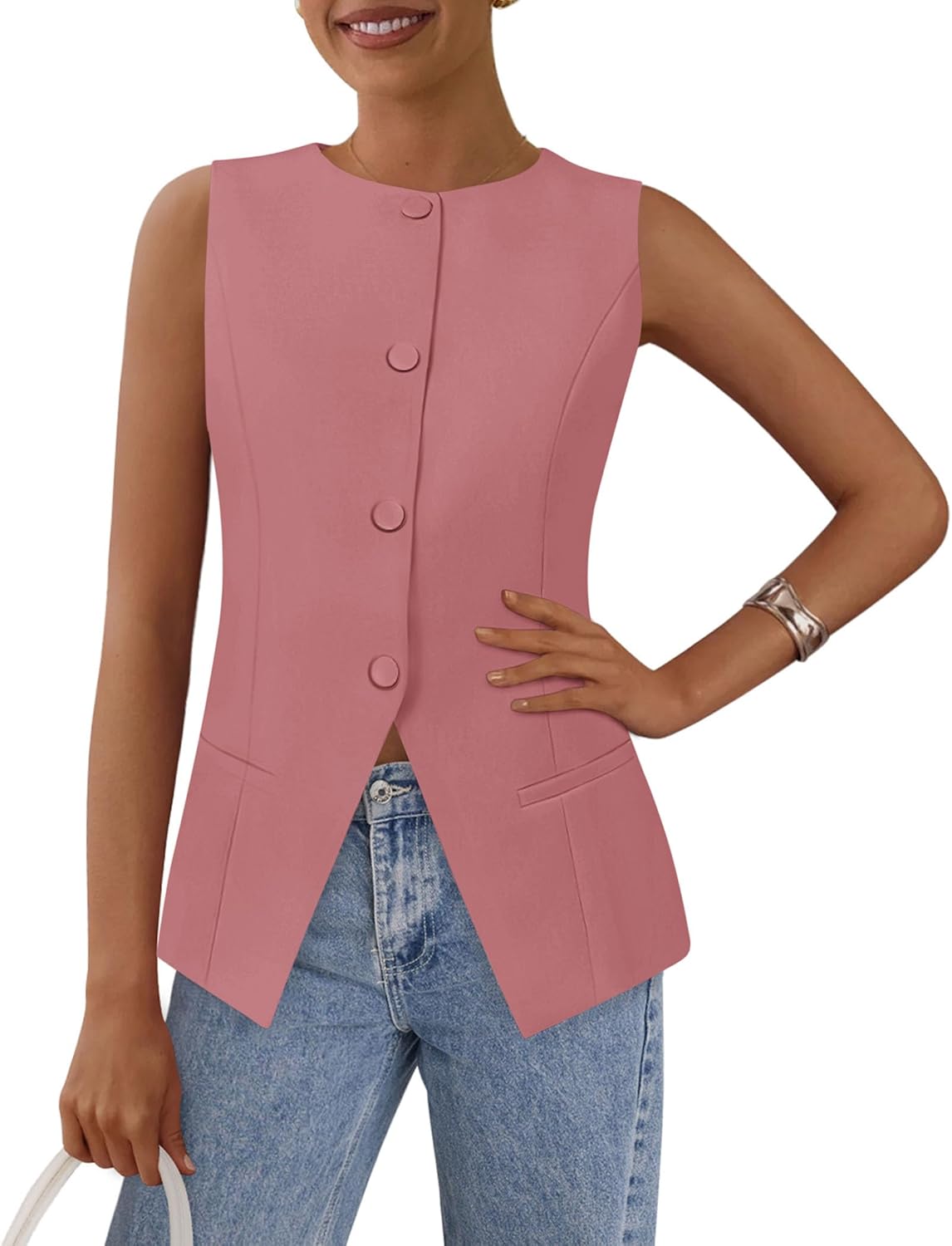 PRETTYGARDEN Women's Summer Suit Vest Tops for Stylish Looks
