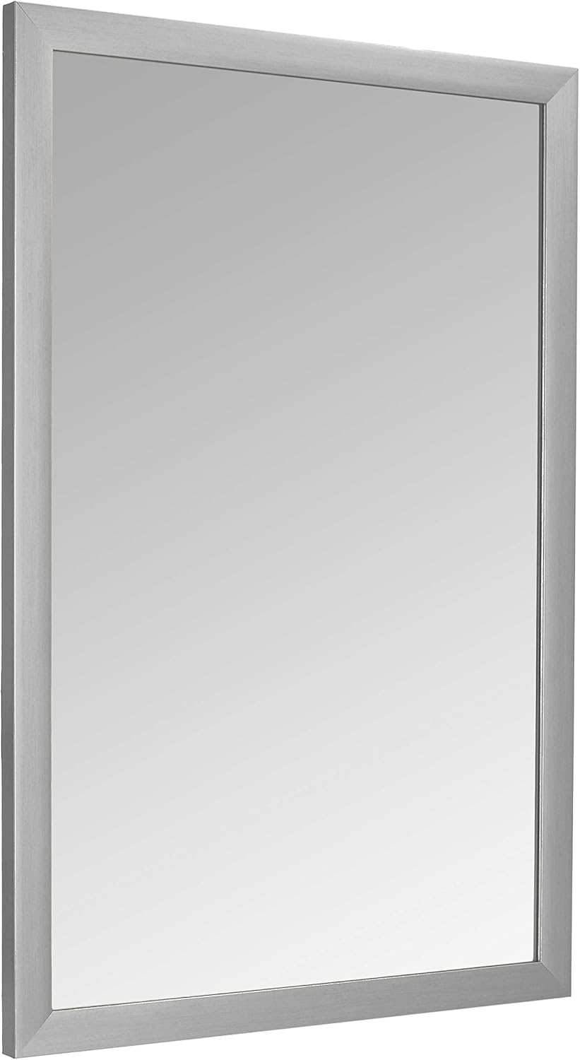 Rectangular Wall Mount Mirror 24x36 in Sleek Modern Design