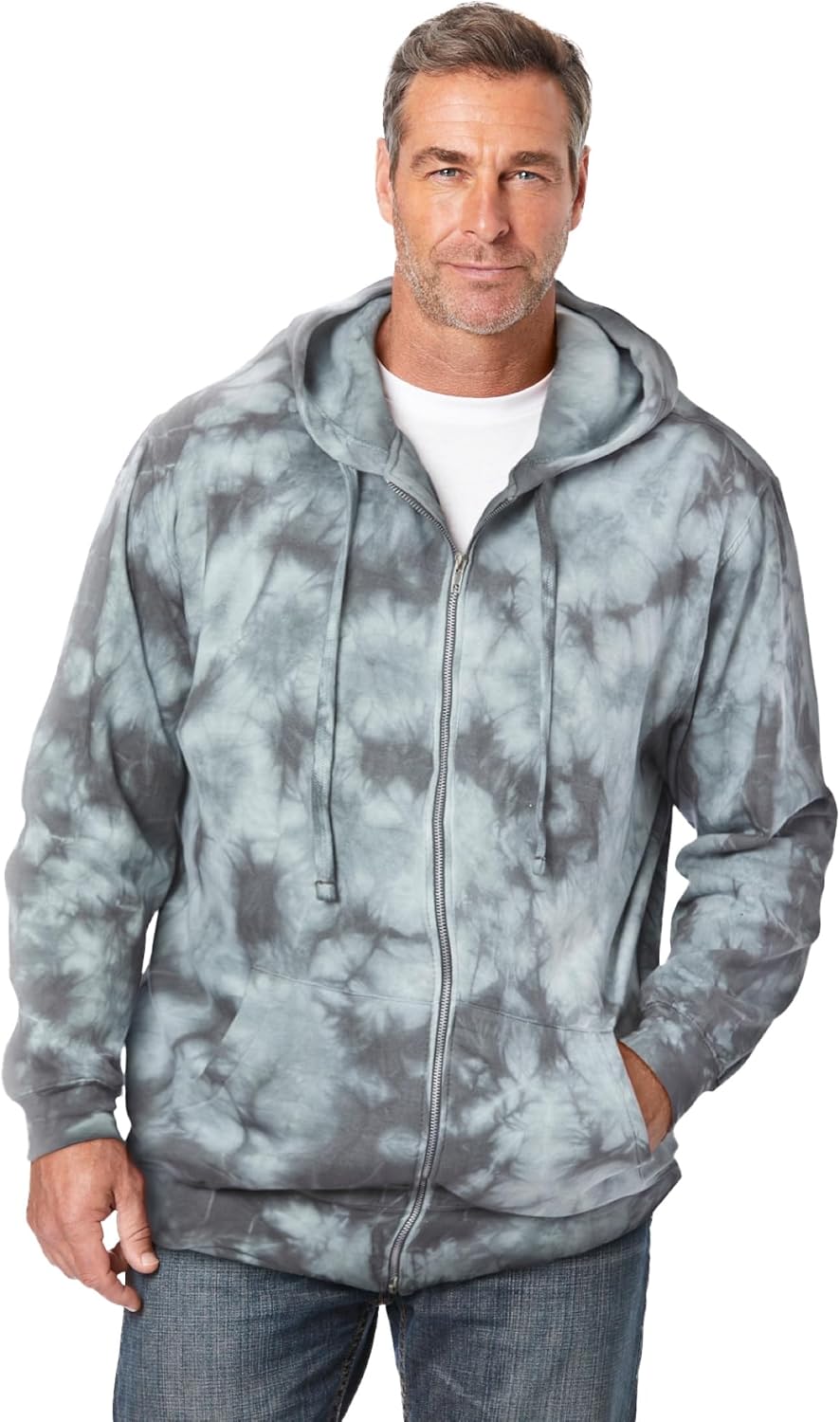 KingSize Men's Big & Tall Fleece Zip-Front Hoodie Jacket Review
