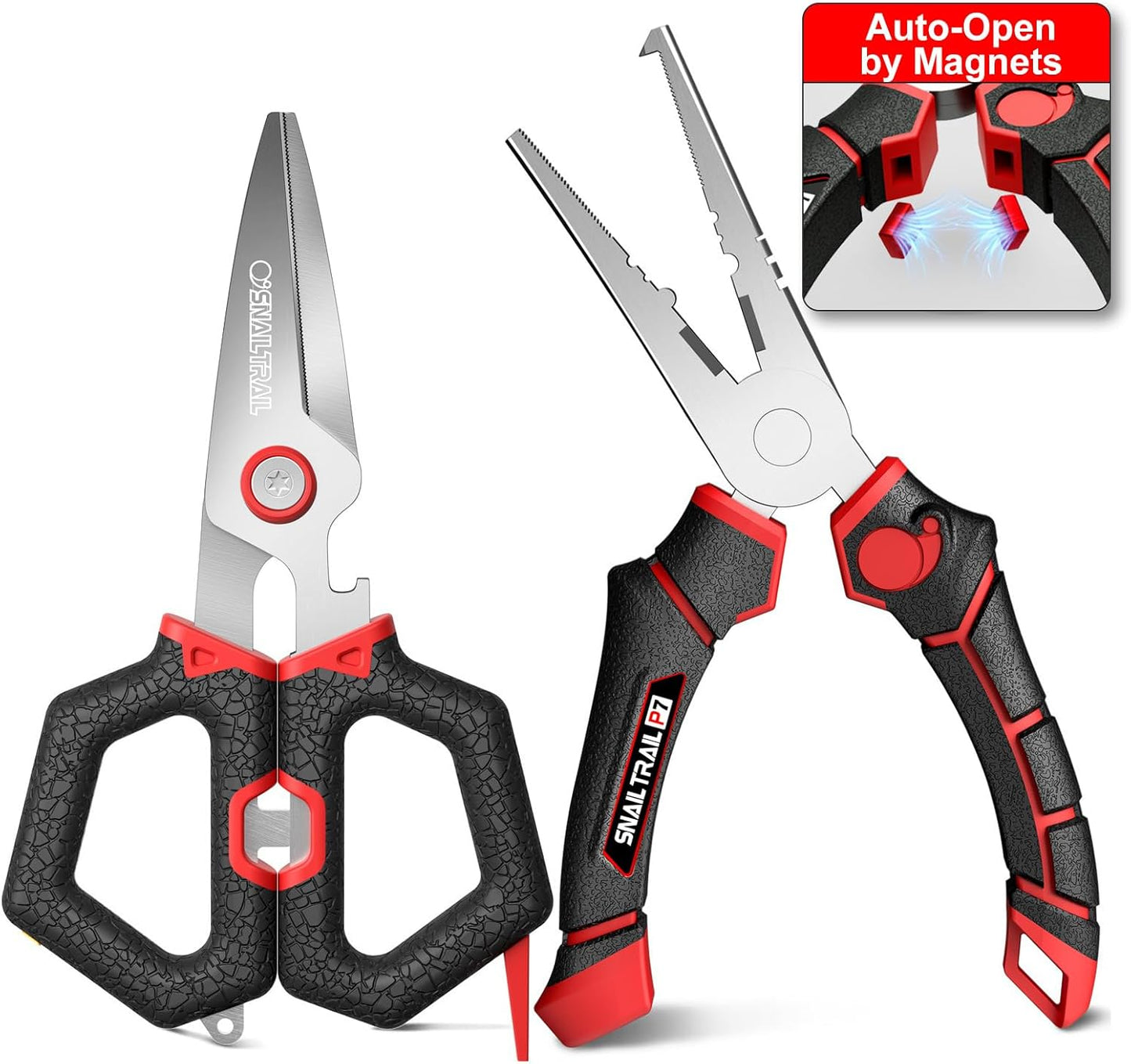 Pro Fisherman Tool Set: Saltwater Hook Remover & Line Cutter - SNAIL TRAIL