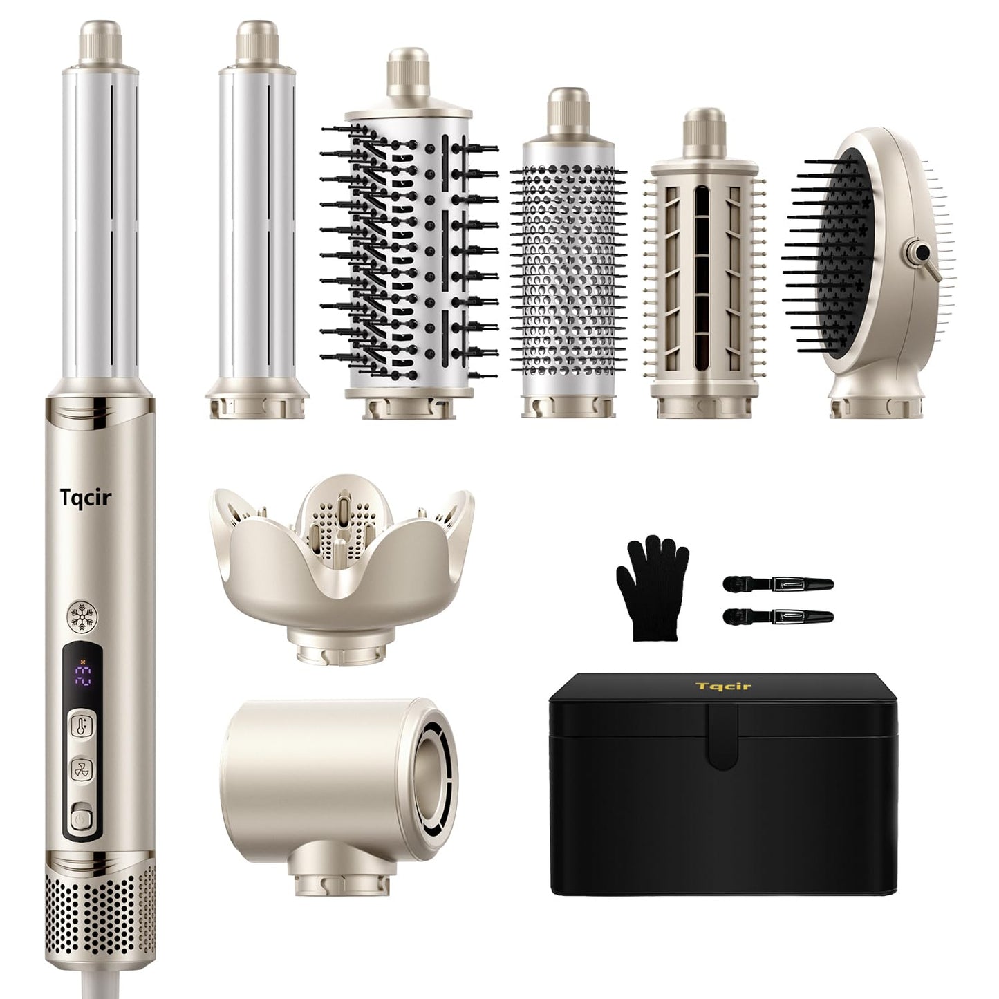 8-in-1 Hot Air Styler - Fast Styling & Drying