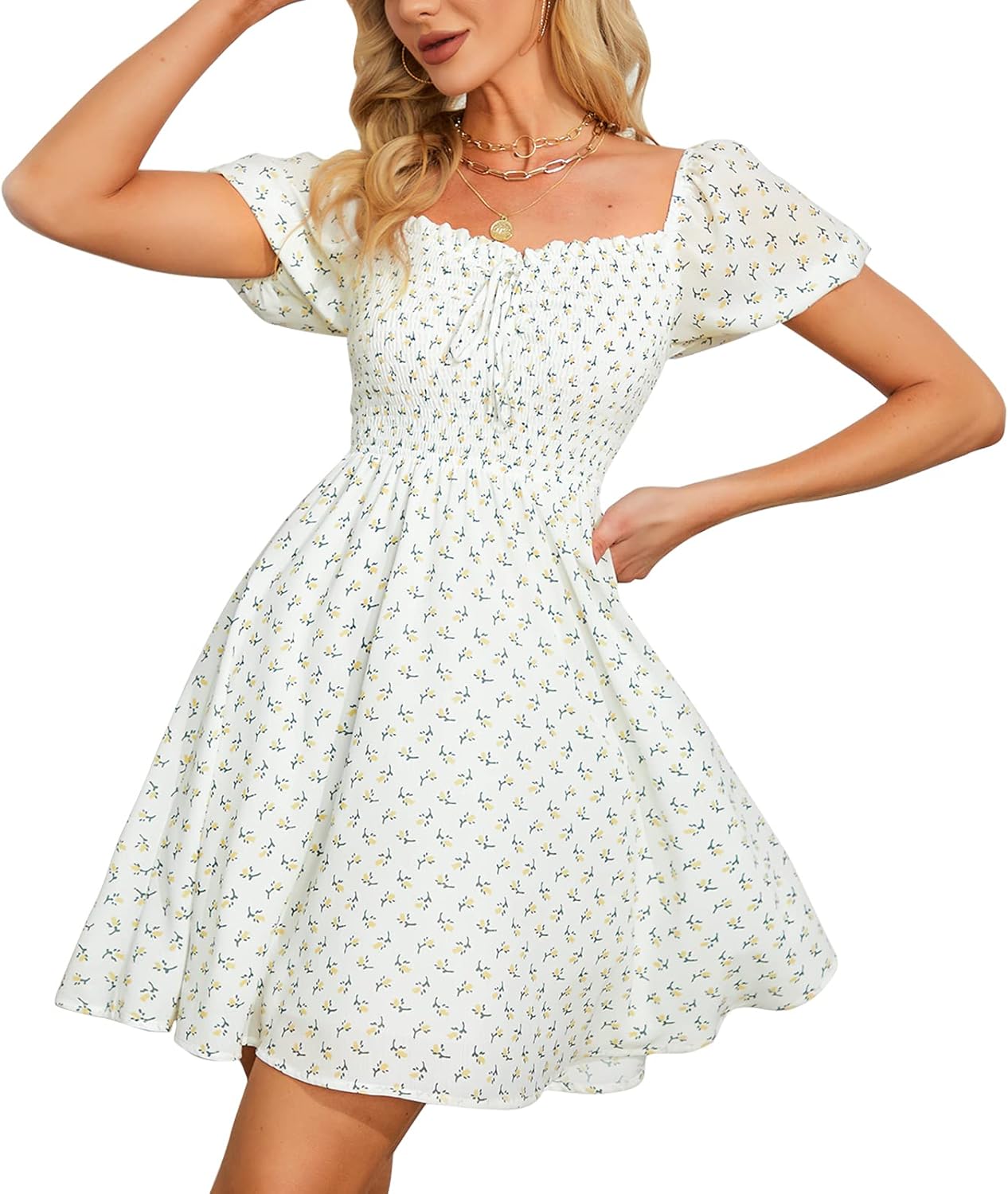 Byinns Women's Sweetheart Neckline Dress for Every Occasion