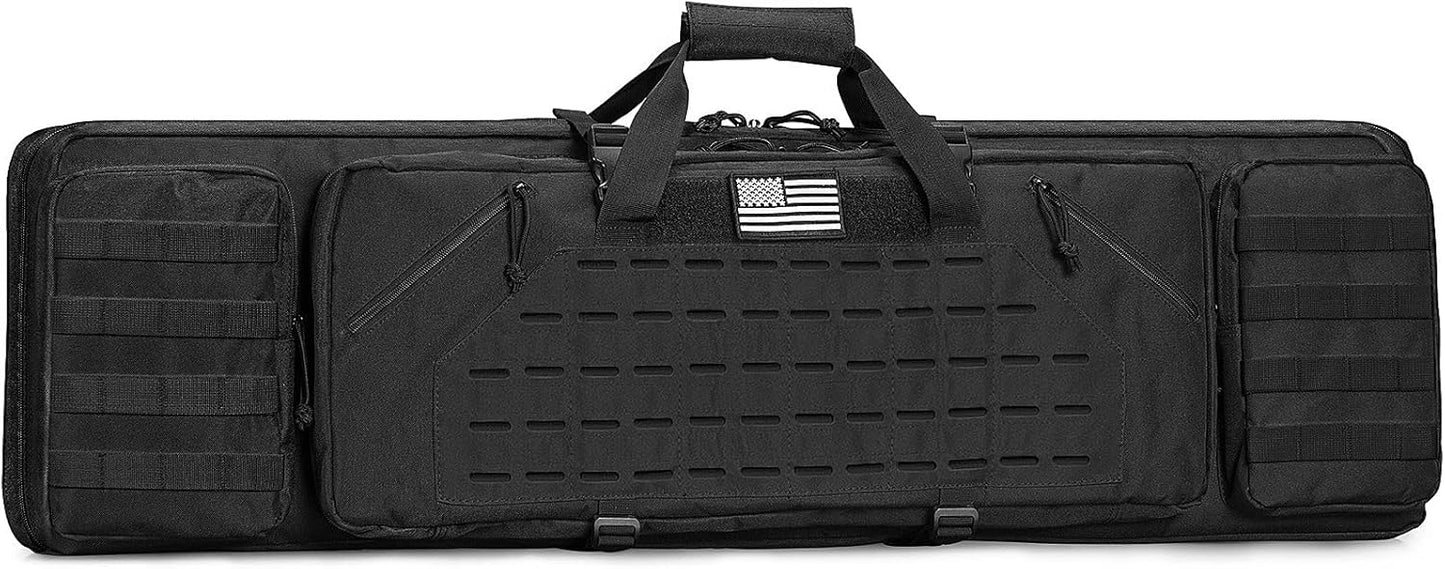 CVLIFE 36in 42in 46in Soft Rifle Case Tactical Double Gun Bag