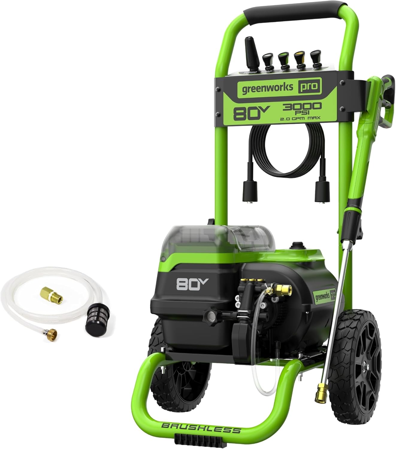 Greenworks 80V 3000 PSI Pressure Washer for Ultimate Cleaning