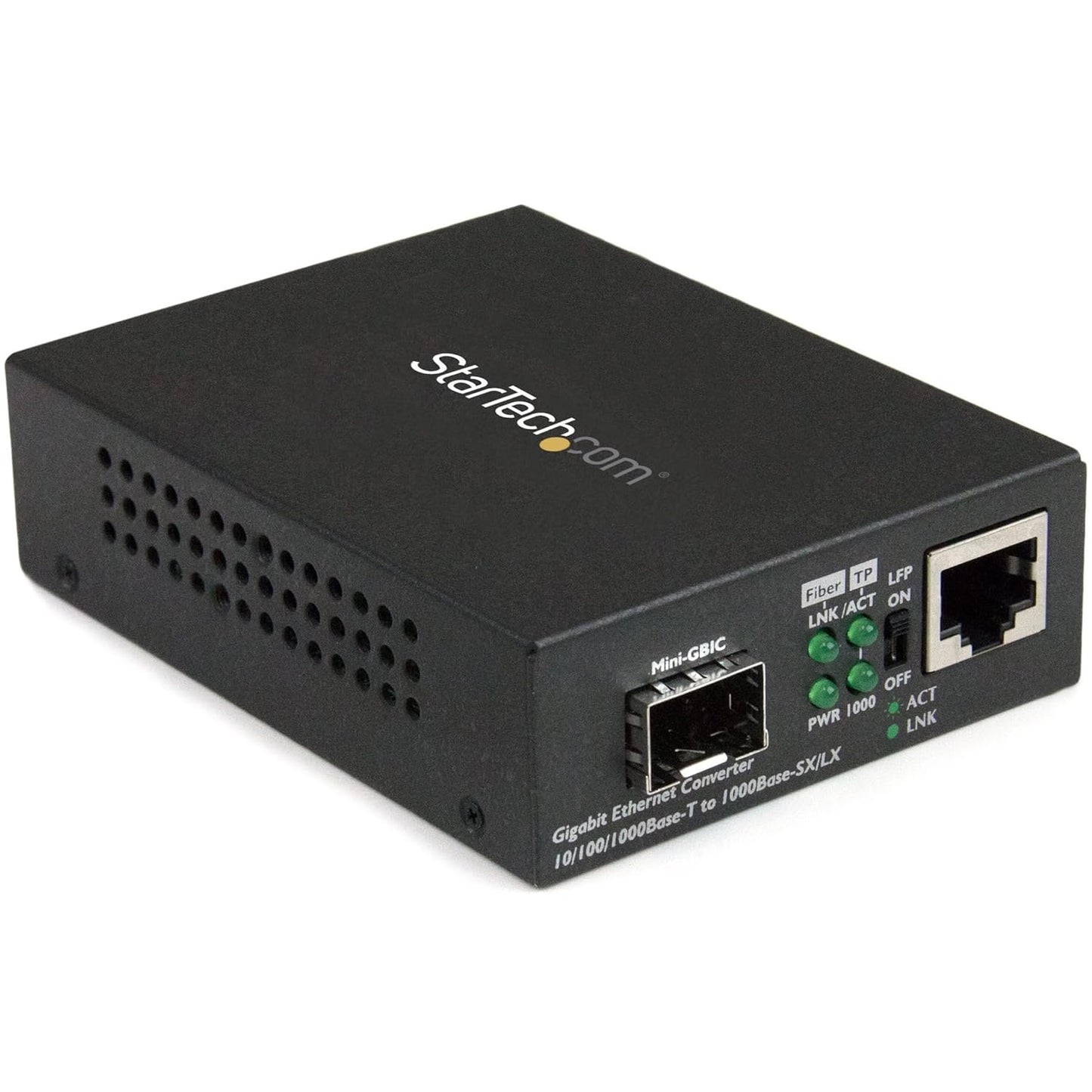 StarTech Multimode Fiber Media Converter with Open SFP Slot
