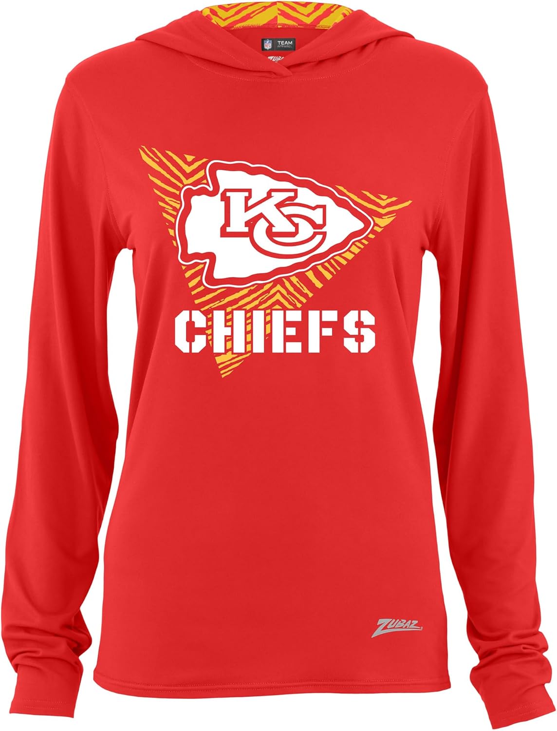 Zubaz NFL Women's Lightweight Hoodie for Game Day Comfort