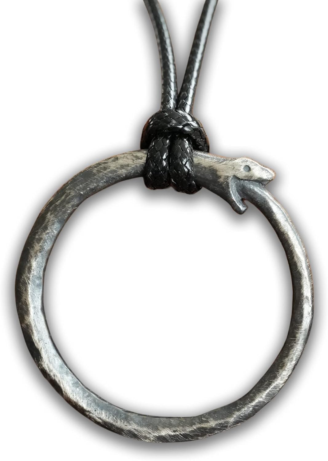 Viking Ouroboros Snake Necklace - Handmade Jewelry Gift