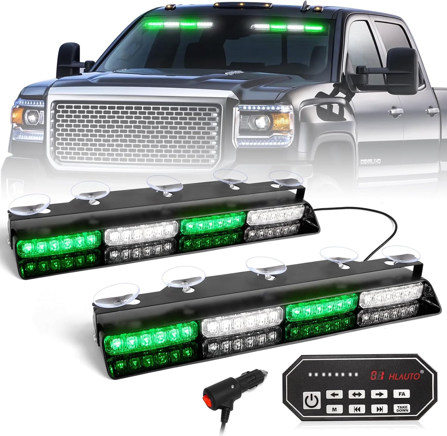 HLauto 604N Emergency Dash Strobe Lights for Safety and Visibility