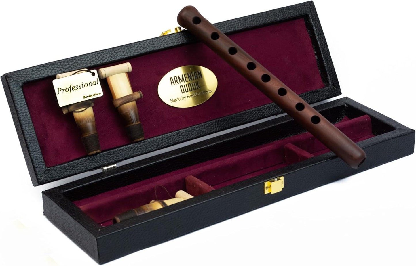 Professional Armenian Duduk Instrument with Wooden Case and Reeds