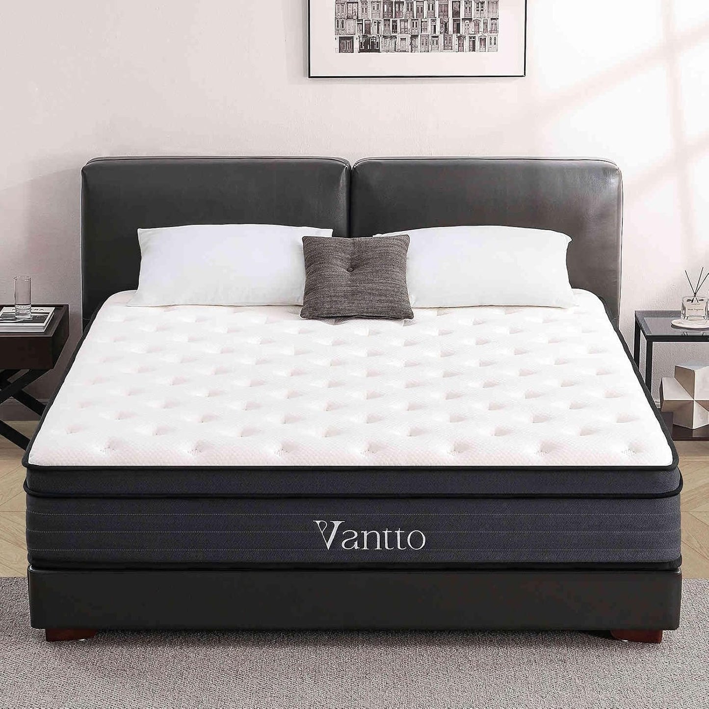 Full Mattresses with 12 Inch Memory Foam Hybrid Design