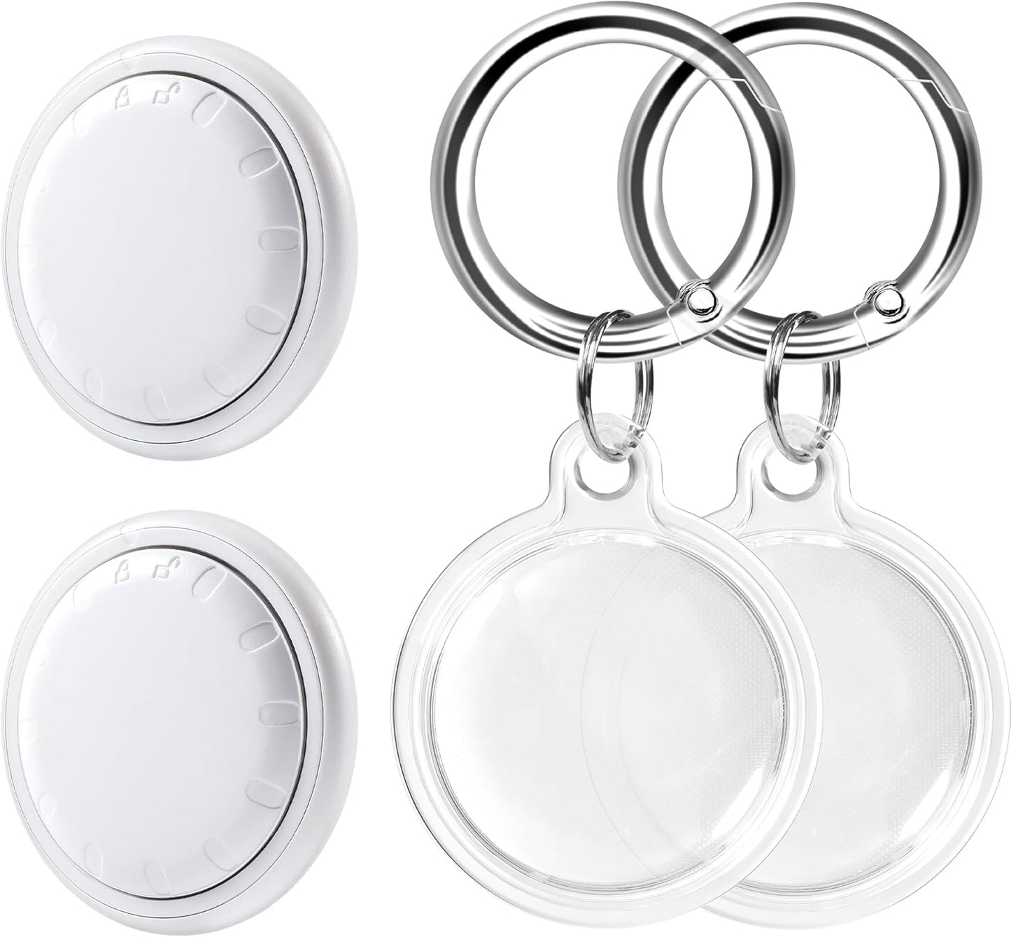 Spotelo Bluetooth Tracker Duo - iOS Compatible, Waterproof Holders, 1Yr Battery