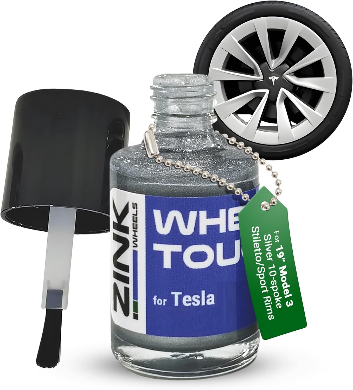 Premium Tesla Wheel Touch Up Paint for Model 3 Stiletto Rims