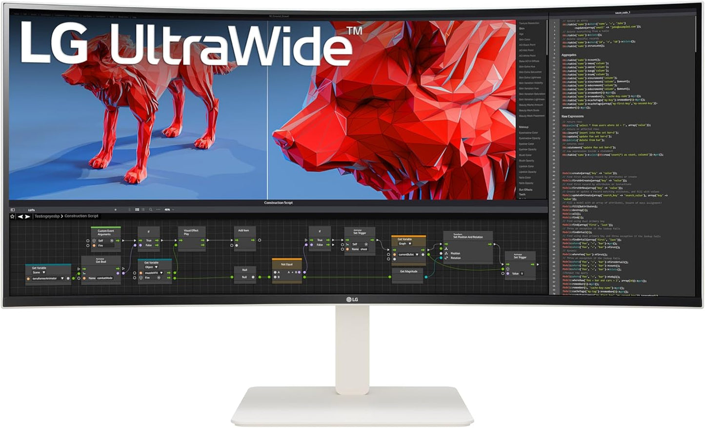 LG 38 inch Curved UltraWide WQHD Monitor with 144Hz Refresh Rate