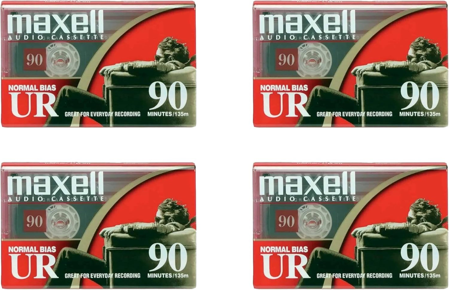 Maxell Normal Bias Ur-90 Cassettes - 20 Pack for Quality Sound