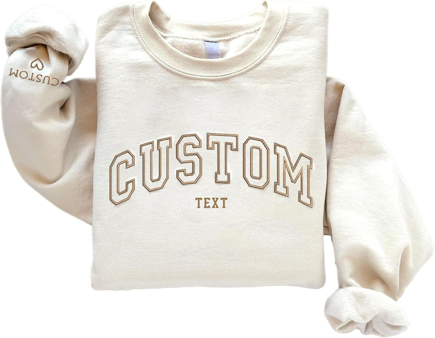 NAZENTI Personalized Embroidered Sweatshirt