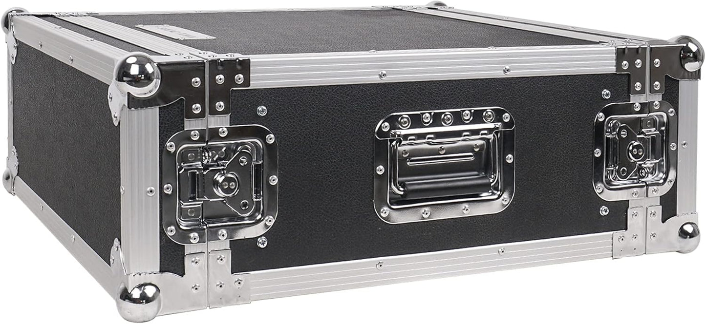 Sound Town 4U PA/DJ Rack Case with Strong Protection and Durability