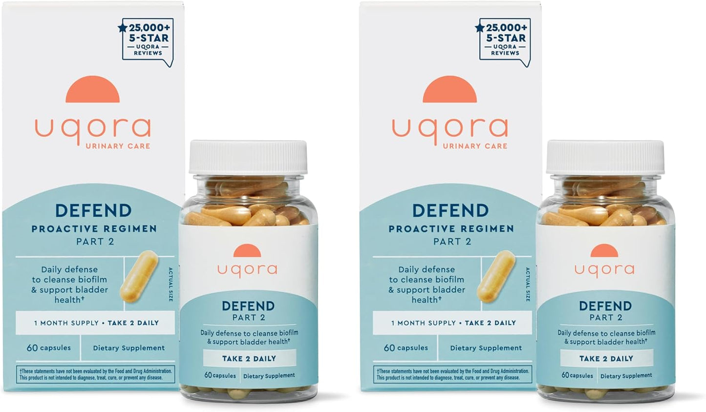 Uqora Defend Urinary Tract Health Supplement for Bladder Support