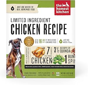 Limited Ingredient Chicken Dog Food for Sensitive Dogs 4 lb