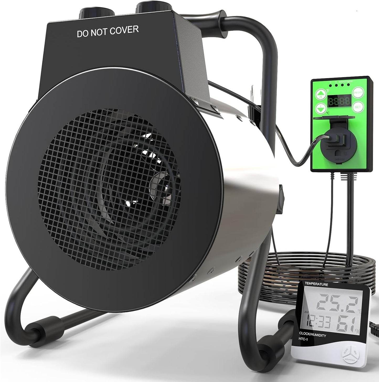 AgiiMan 1200W Electric Patio Heater - Fast Heating
