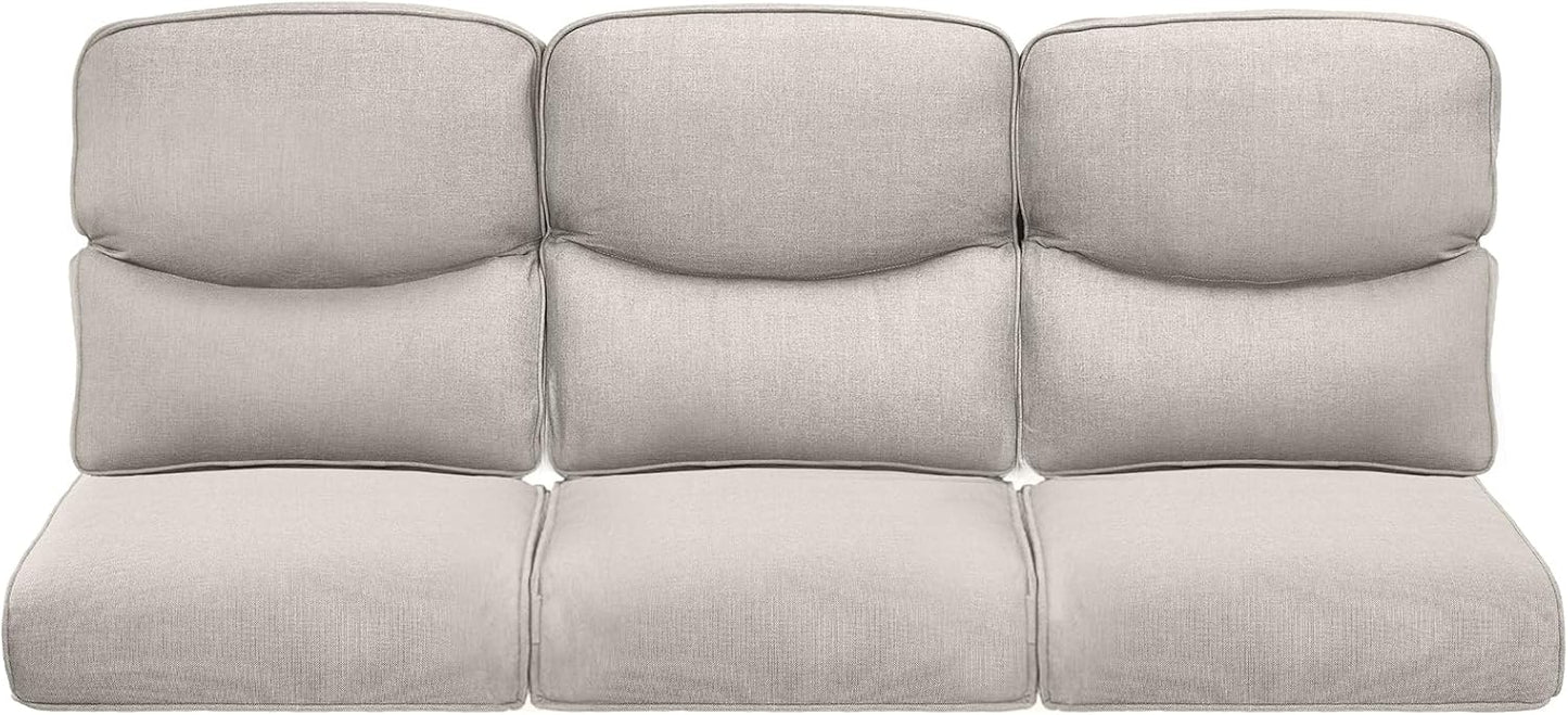 Pop Outdoor Cushions for Patio Couch Chairs Set of 3 - Beige