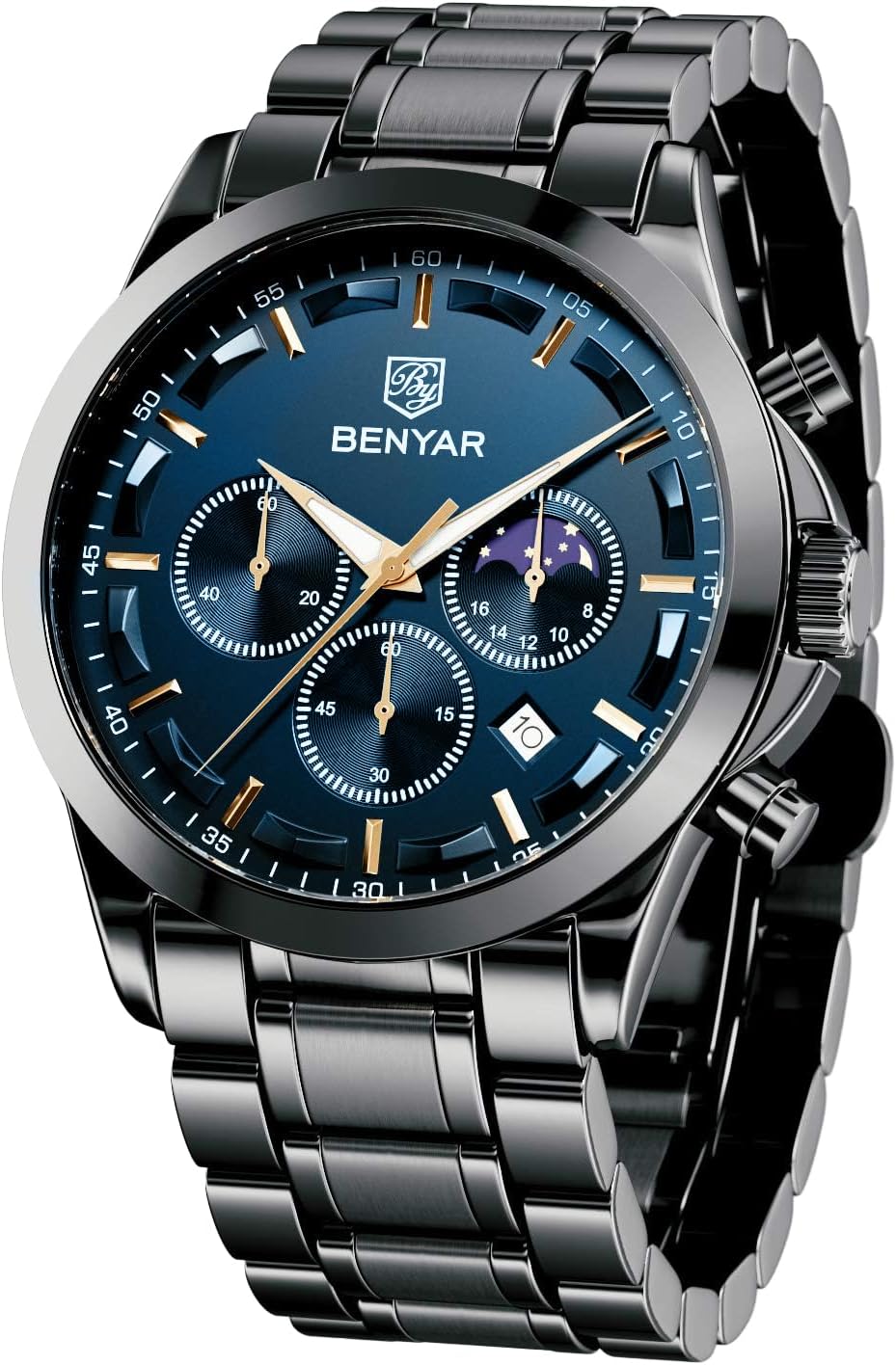 BY BENYAR Mens Watches Analog Quartz Chronograph for Every Occasion