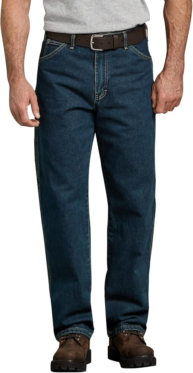 Dickies Men's Relaxed-Fit Carpenter Jean for Comfort and Durability