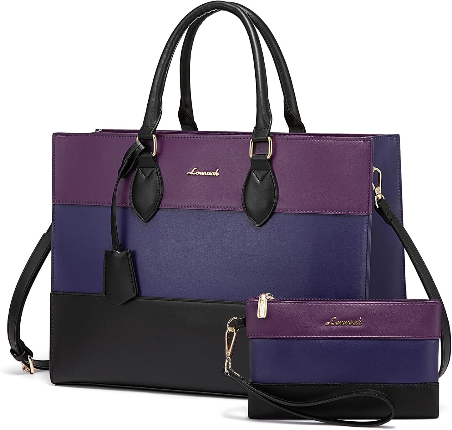 LOVEVOOK Laptop Tote Bag for Women: Stylish Work Briefcase