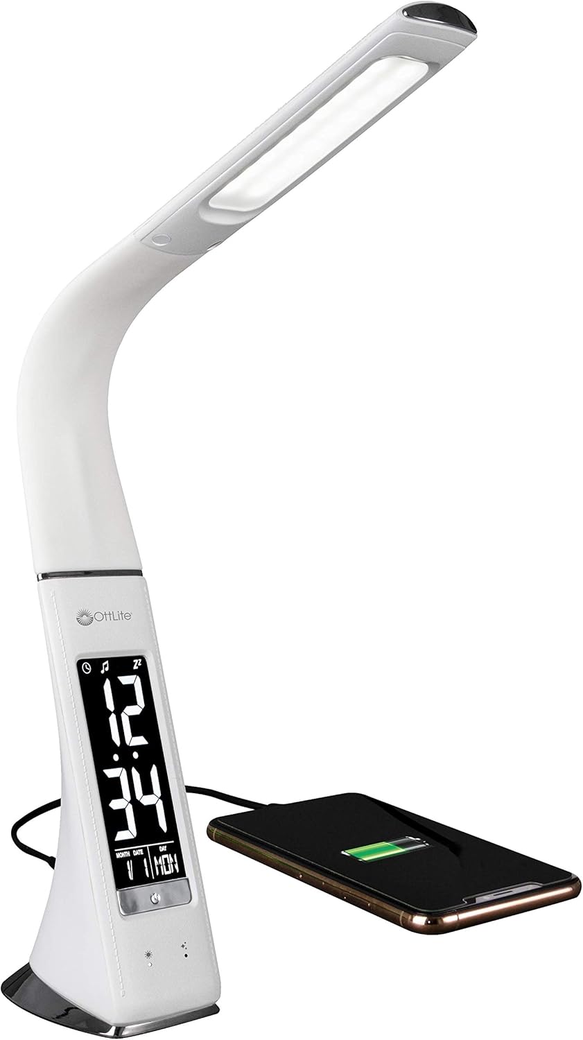 OttLite Thrive Sanitizing Desk Lamp - 99.9% Bacteria Elimination