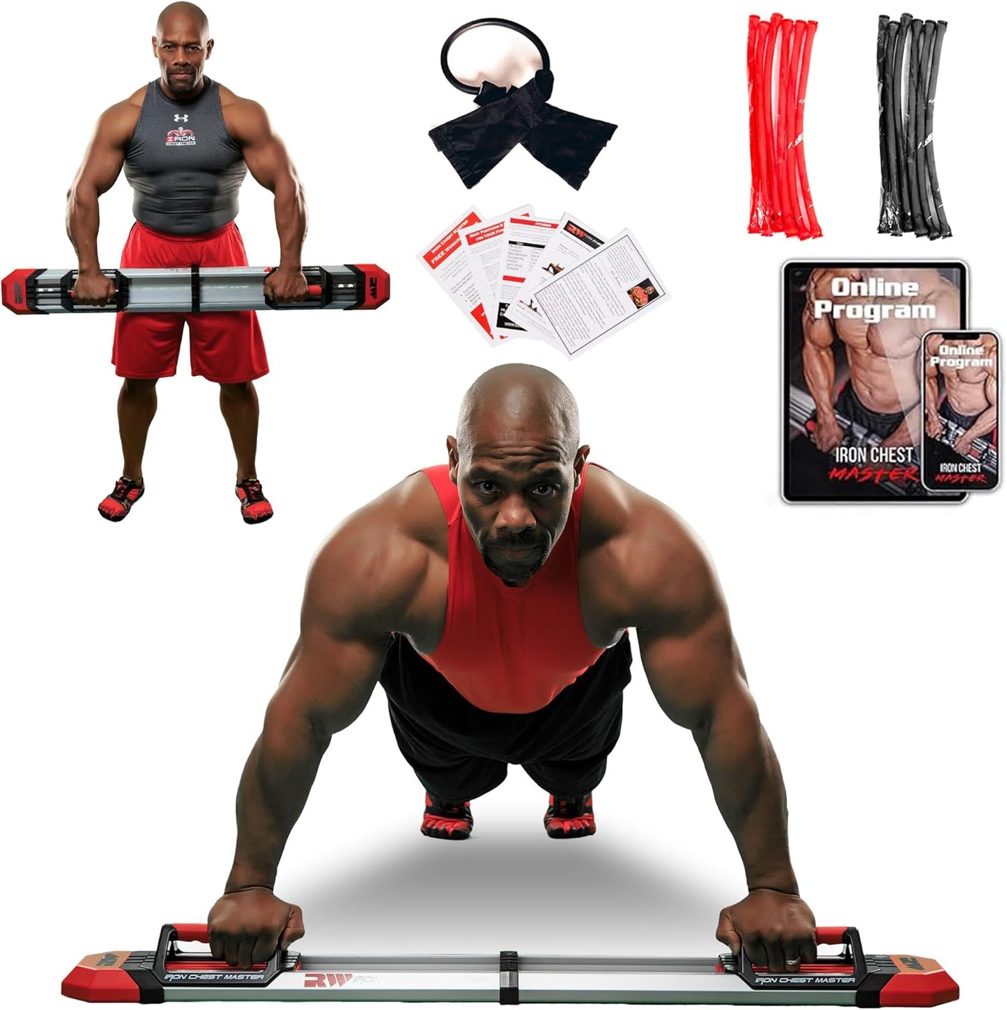 IRON CHEST MASTER Push Up Machine for Ultimate Chest Workouts