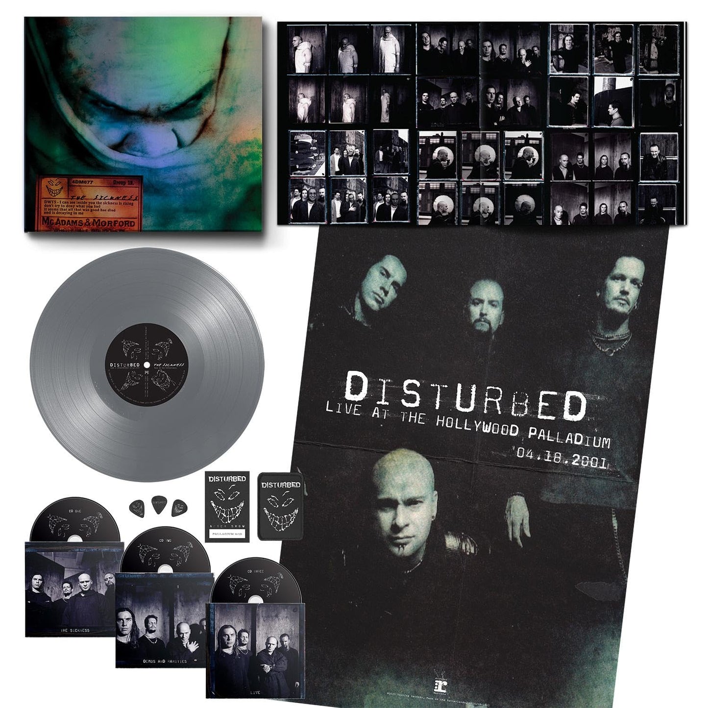 The Sickness 25th Anniversary Edition Deluxe LP + 3CD Box Set