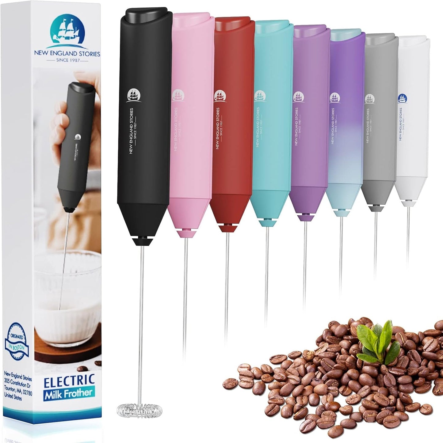 Black Handheld Milk Frother - Perfect Froth!