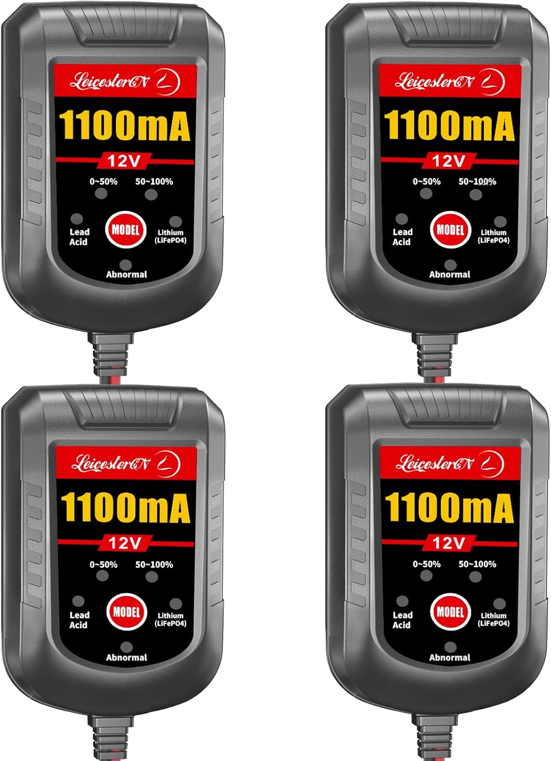 Trickle Battery Charger 12V 1100mA for Automotive and More