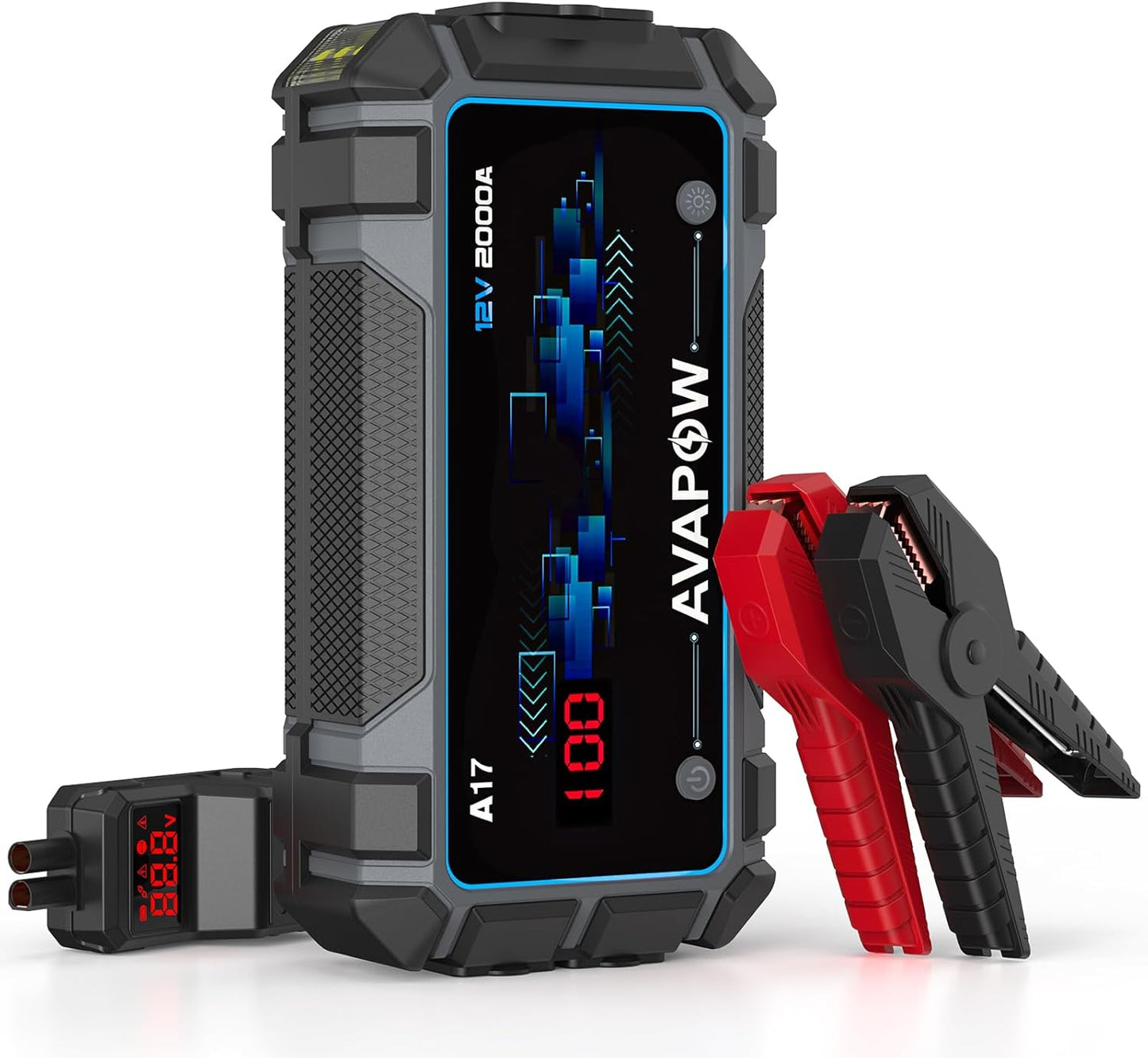 AVAPOW 2000A Car Jump Starter: Power Up Instantly!