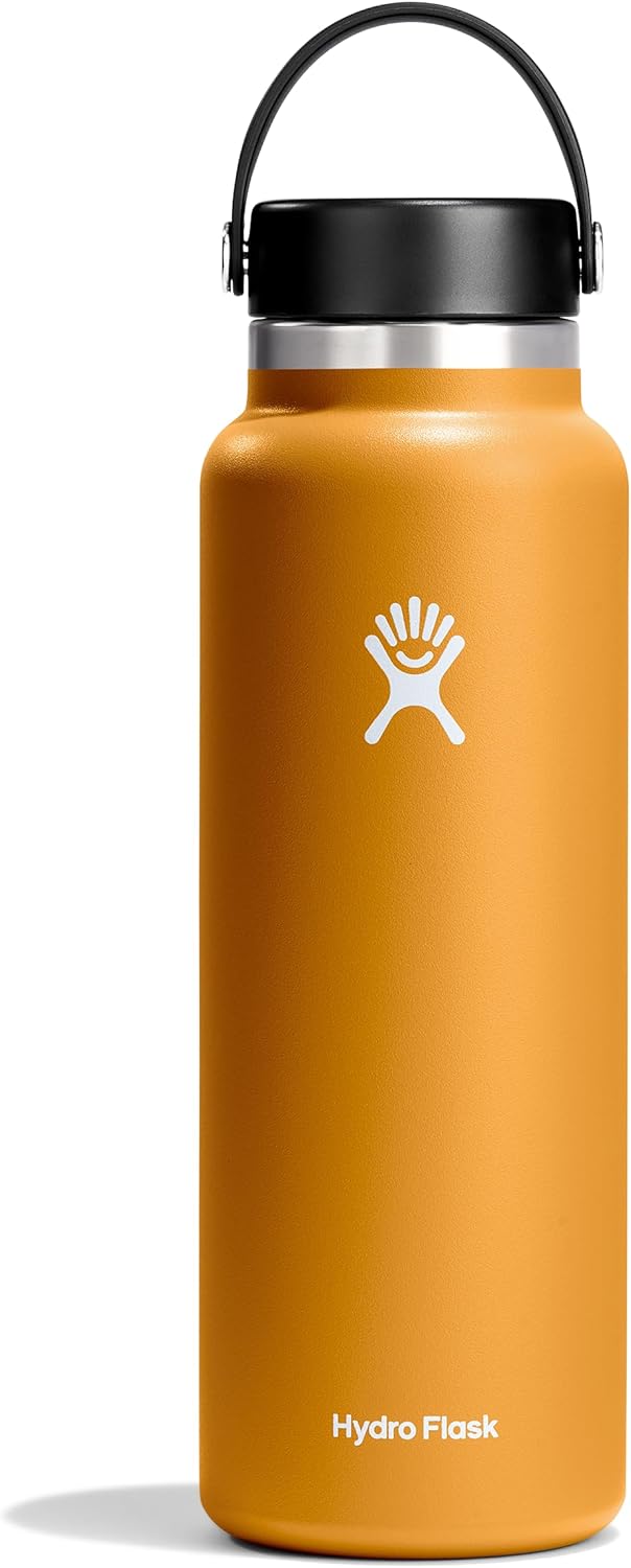 Hydro Flask Water Bottle 40 Oz Insulated Stainless Steel Wide Mouth