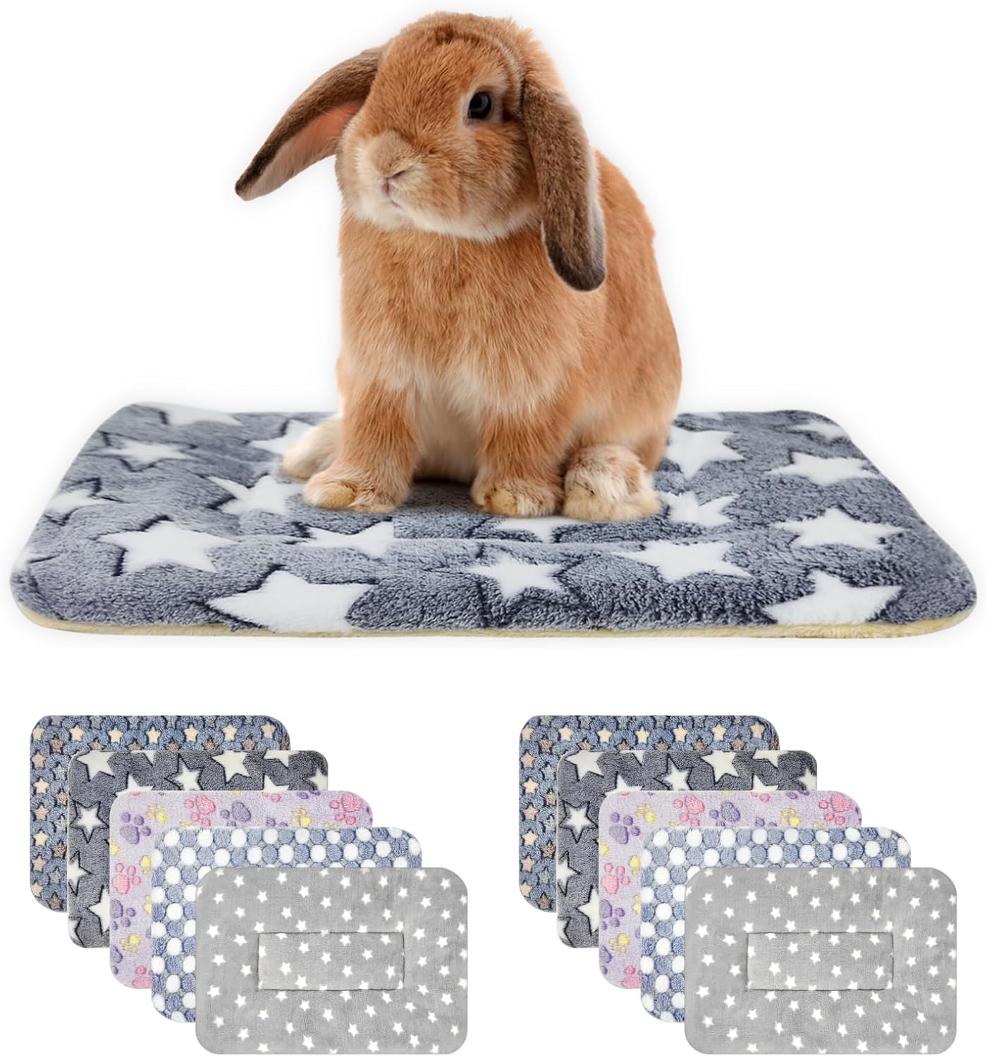 10PCS Guinea Pig Bed Soft Bedding for Small Animals Comfort