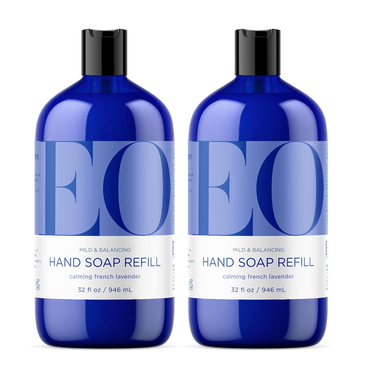 EO Liquid Hand Soap Refill 32 Ounce Pack of 2 French Lavender