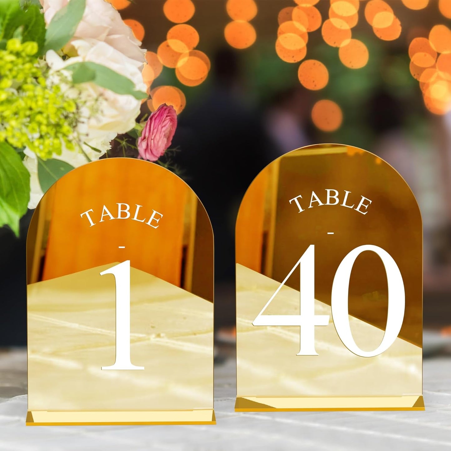 Elegant JOYIT Arch Wedding Table Numbers for Memorable Events