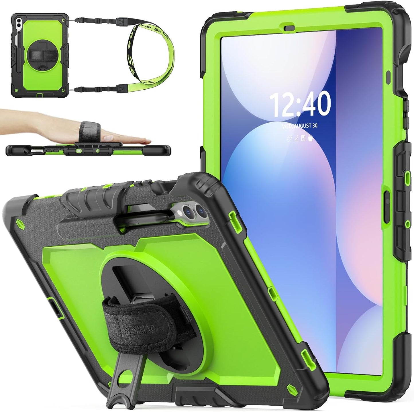 SEYMAC Stock Case for Samsung Galaxy Tab S10 Plus & S9 Plus
