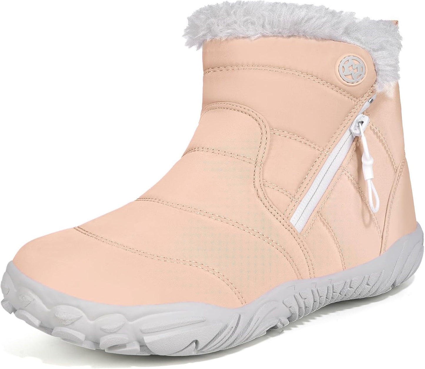 Girls Boys Barefoot Boots Waterproof Winter Snow Booties