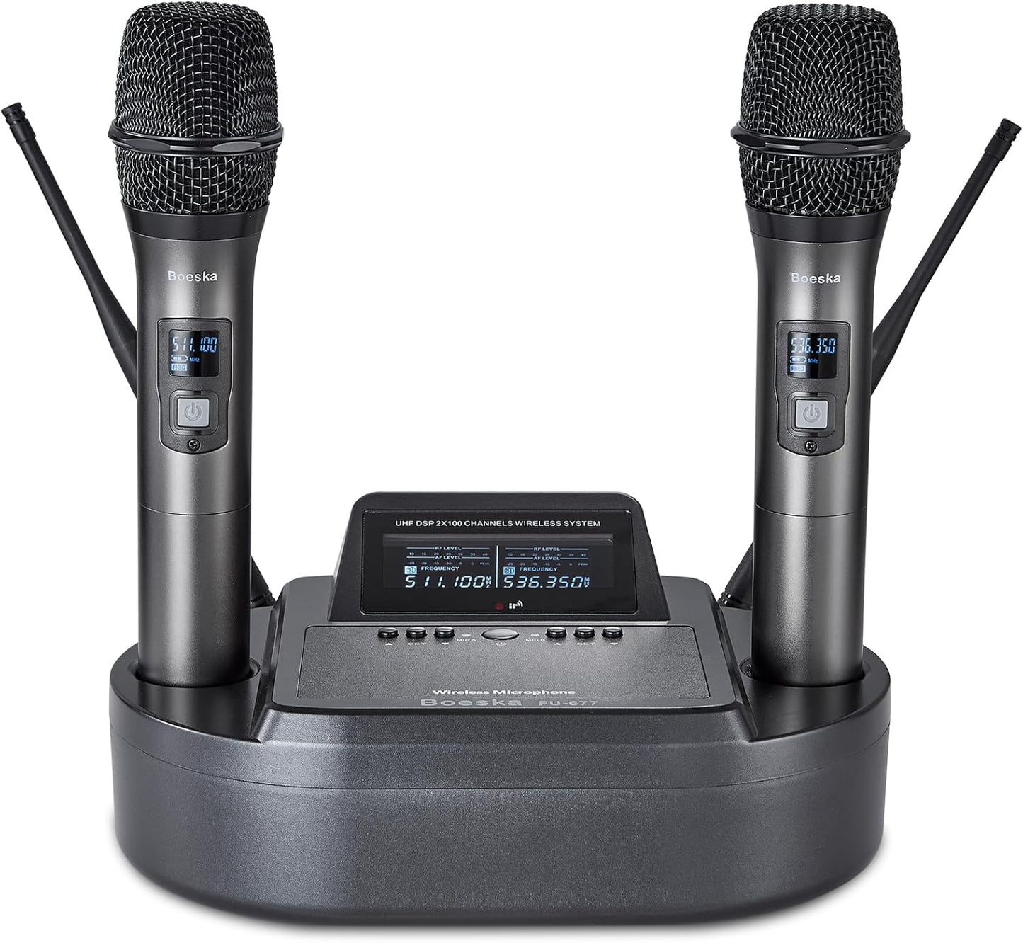 Boeska Rechargeable Wireless Dual Mic - Ultimate Performance!