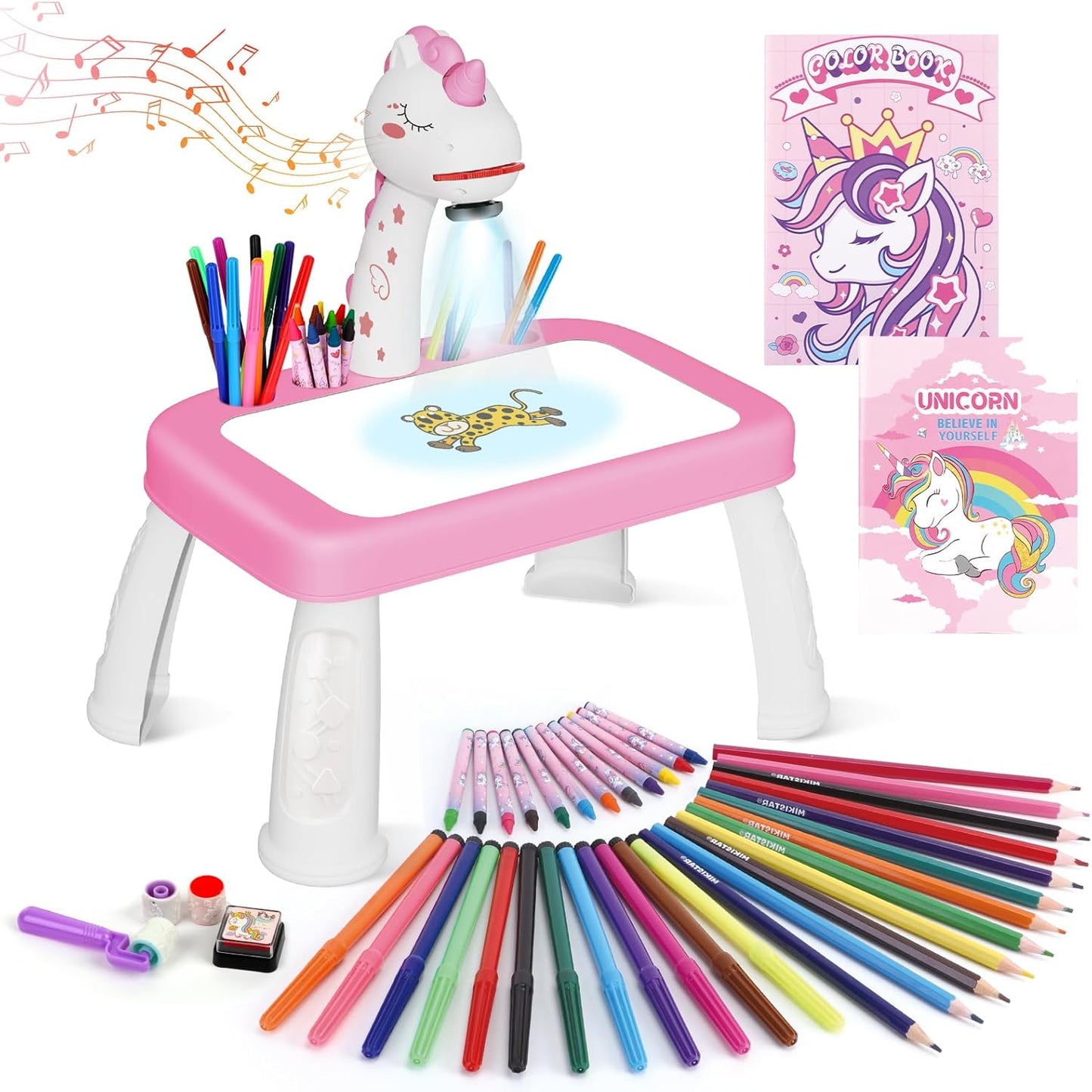 Magical Unicorn Kids Drawing Projector Set - Spark Creativity!