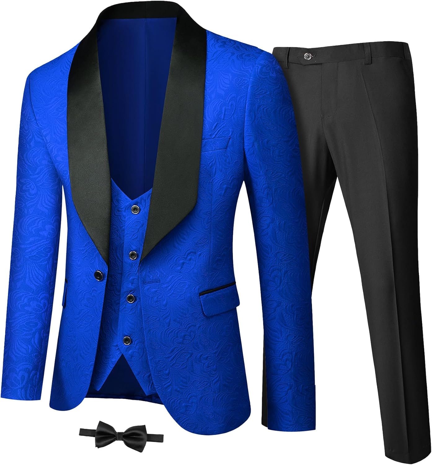 YND Men's 3 Piece Luxury Tuxedo Set for Stylish Occasions