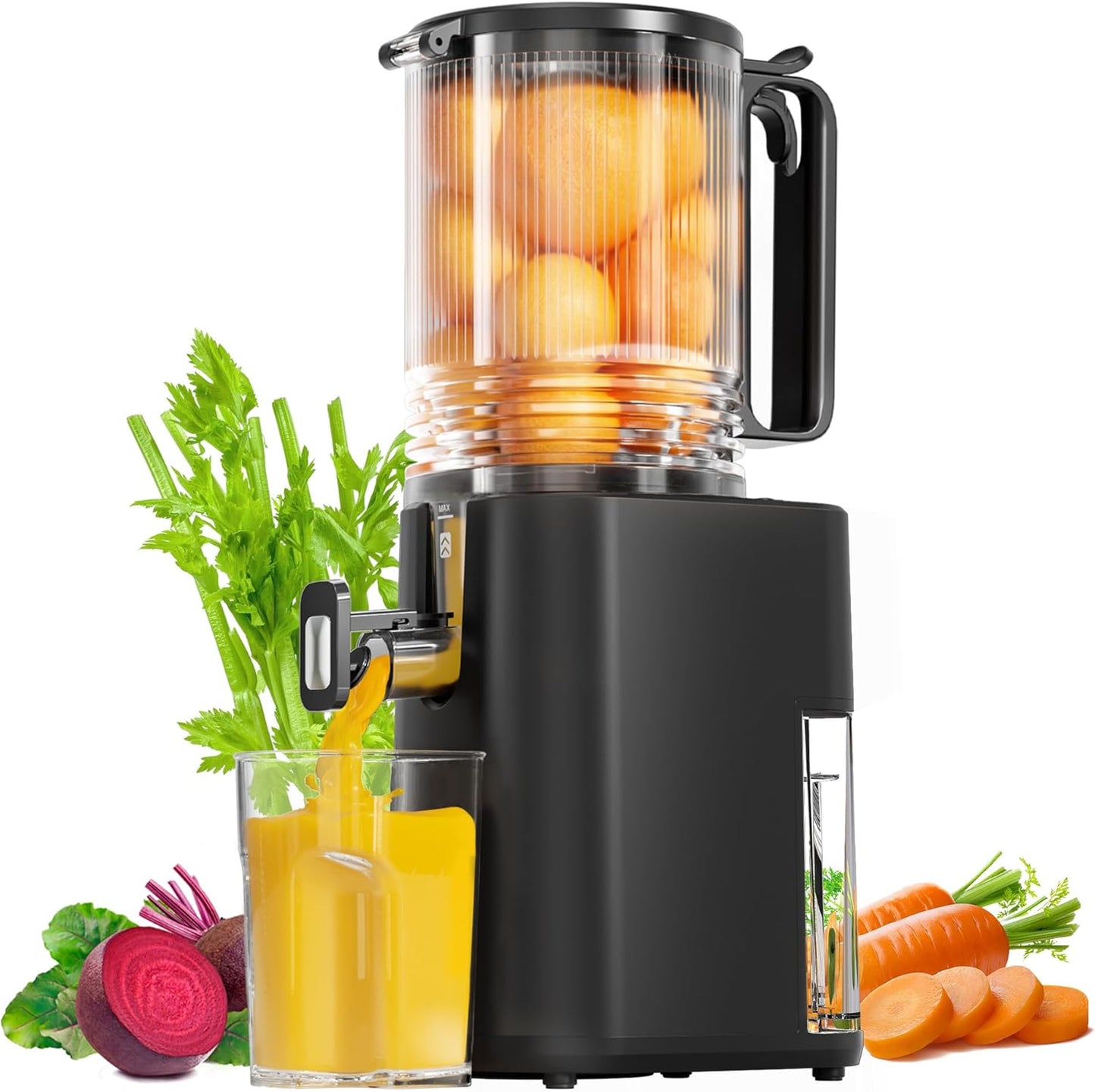 Cold Press Juicer with 5.5inch Wide Feed Chute for Fresh Juice