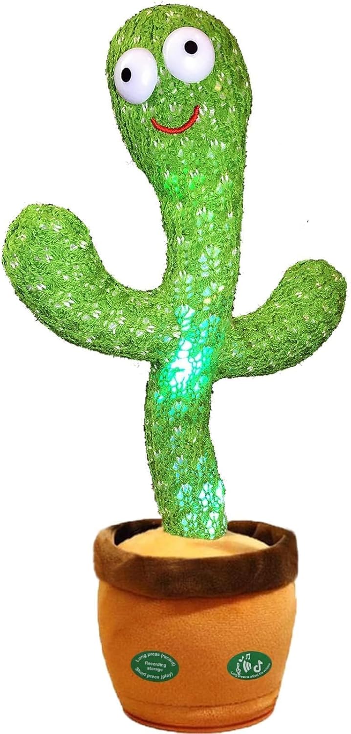 Sunny Cactus Mimicking Toy- 120 Songs, 15S Recording