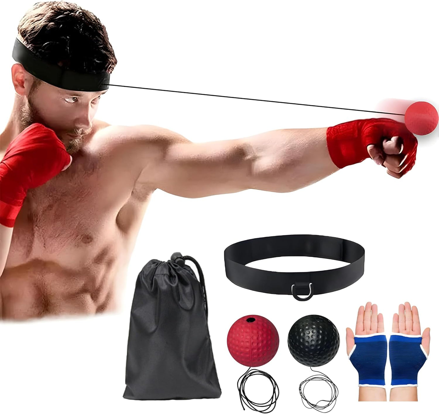Speed Up with Boxing Reflex Balls Set
