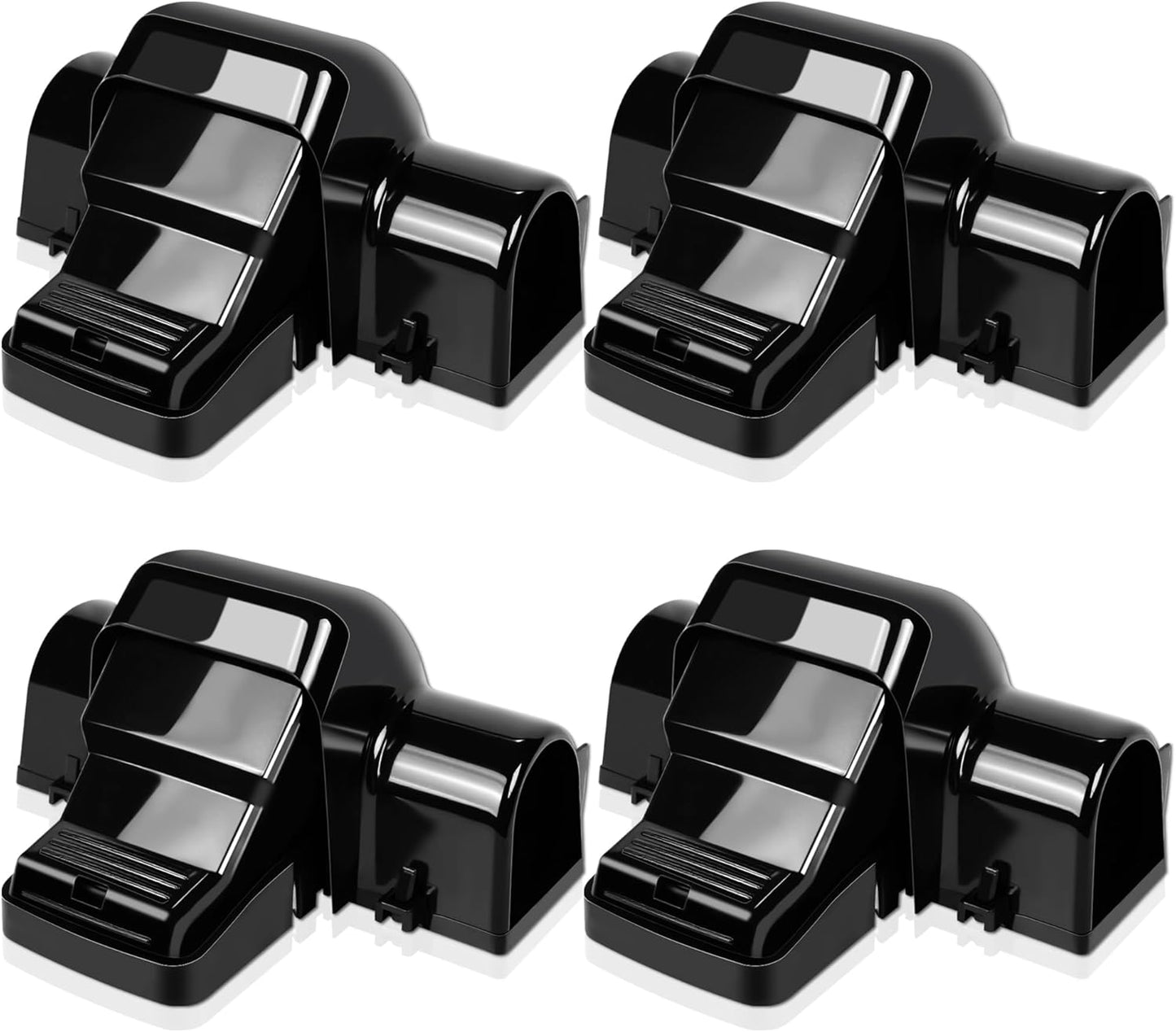 4 Pack Powerful Rat Traps with Dual Tunnels Design for Easy Use