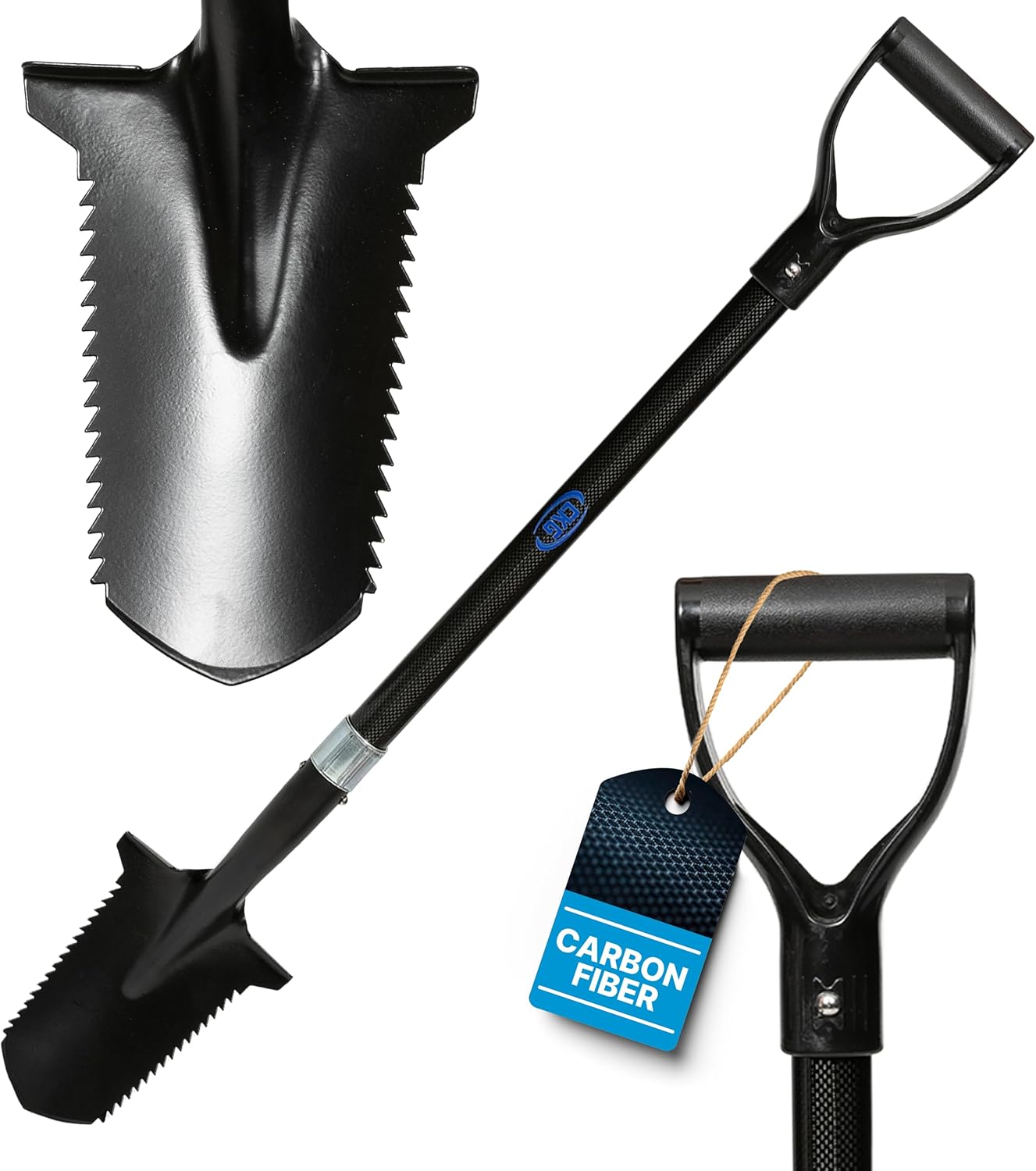 CKG Carbon Metal Detecting Shovel for Efficient Digging Tasks