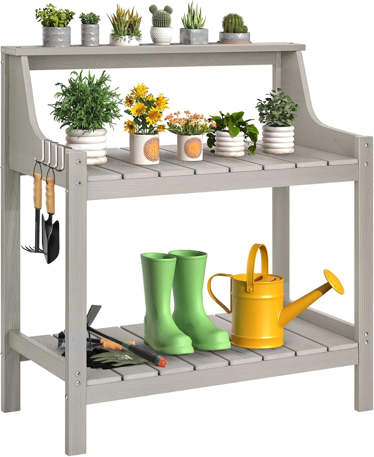 Durable Potting Bench Table for Outdoor Gardening Needs